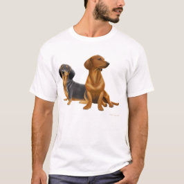 Camiseta O Dachshund persegue o t-shirt