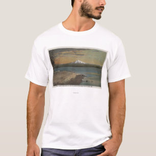 Camiseta O Dalles, Oregon - a capa do Mt. de Colômbia Rive