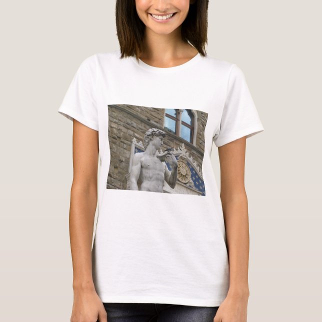 Camiseta O David de Michelangelo, Florença Italia (Frente)