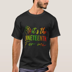 Camiseta O Décimo Junho para Mim História Negra Africana Mê