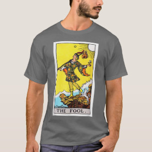 Camiseta O deck do cartão de moda Oracle Fool Tarot Streetw