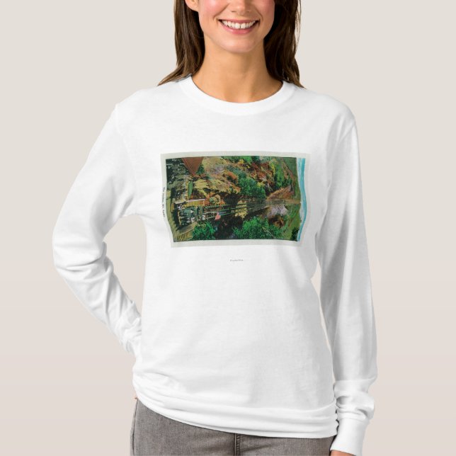 Camiseta O declive em Mt. LoweMt. Lowe, CA (Frente)