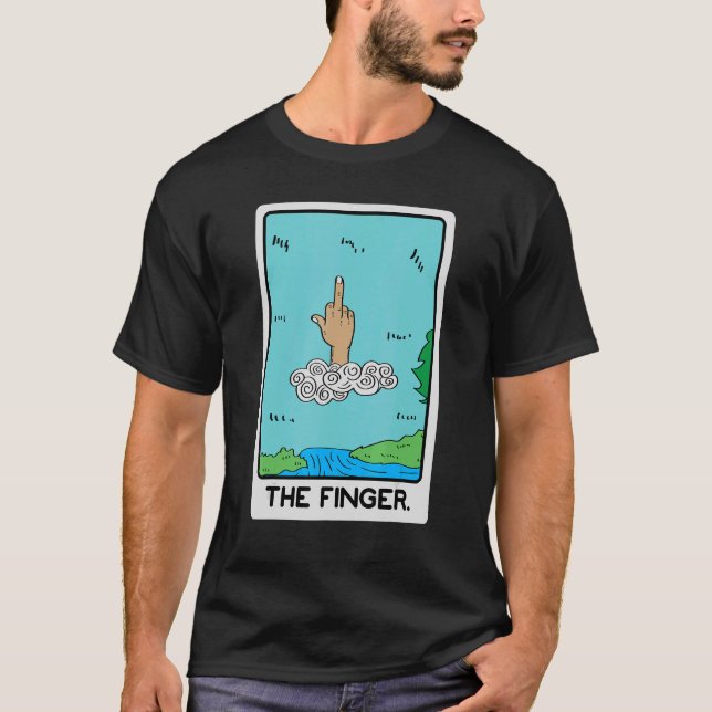 Camiseta O Dedo Joker ou a Pessoa (Frente)