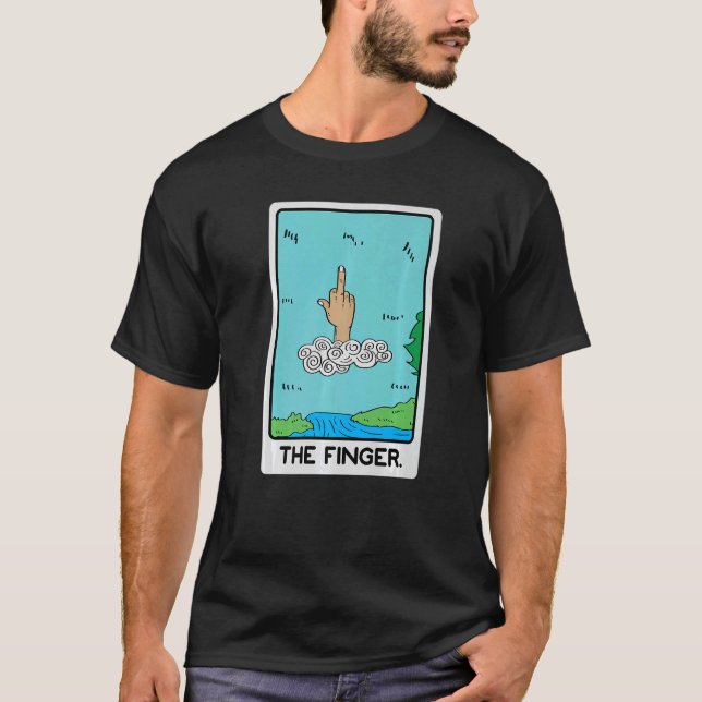 Camiseta O Dedo Joker ou a Pessoa (Frente)