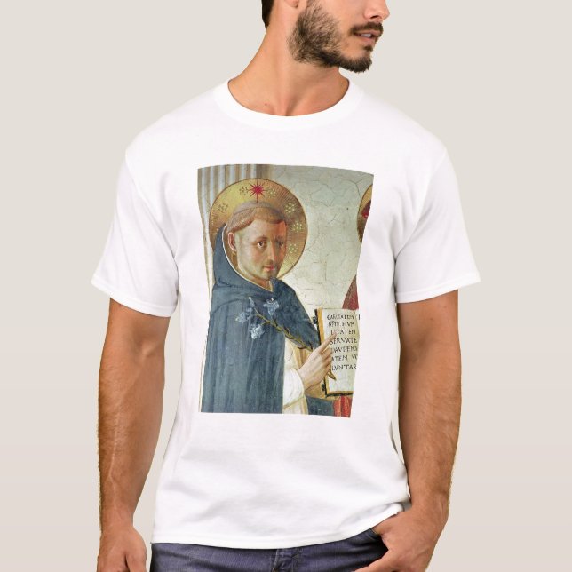 Camiseta O delle Ombre de Madonna, detalhe de St Dominic (Frente)