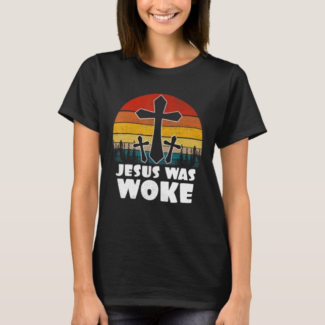 Camiseta O Democrata-Cristão Liberal Jesus Foi O Fantasma A (Frente)