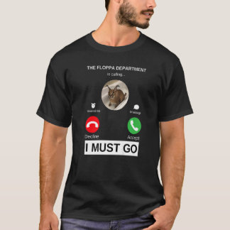 Camiseta O Departamento de Floppa chama Caracal Cat Meme