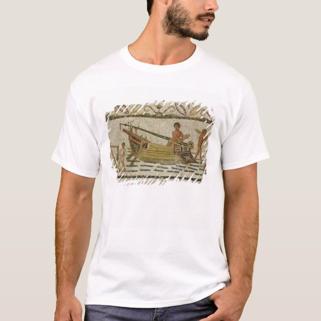 Camiseta O descarregamento de um navio (Frente)