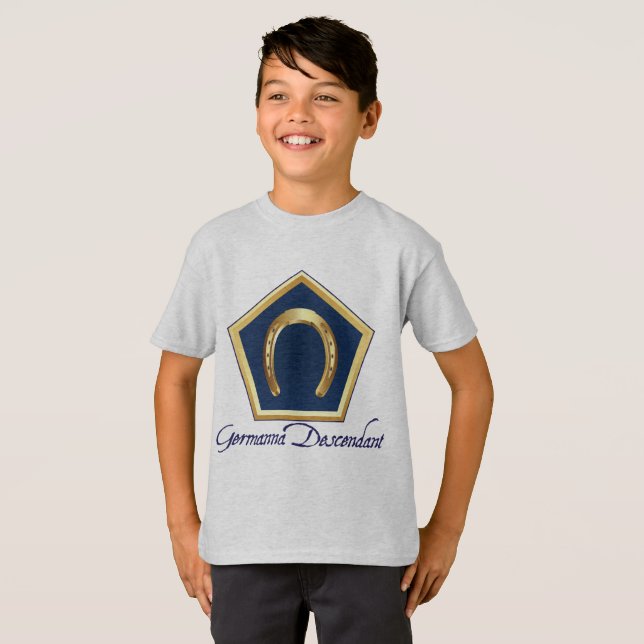 Camiseta O descendente de Germanna caçoa o t-shirt (Frente Completa)
