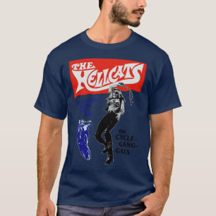 Camiseta O Desenho de Biker da Lei de Outlaw Clássica do He