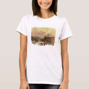 Camiseta O desfiladeiro de Avon no por do sol (óleo no