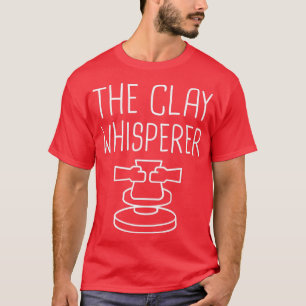 Camiseta O Design da Potência Engraçada do Sussuro Clay