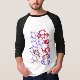 Camiseta O design da violeta