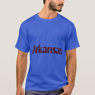 Camiseta O Design de Licença do Arkansas da Placa de Licenç