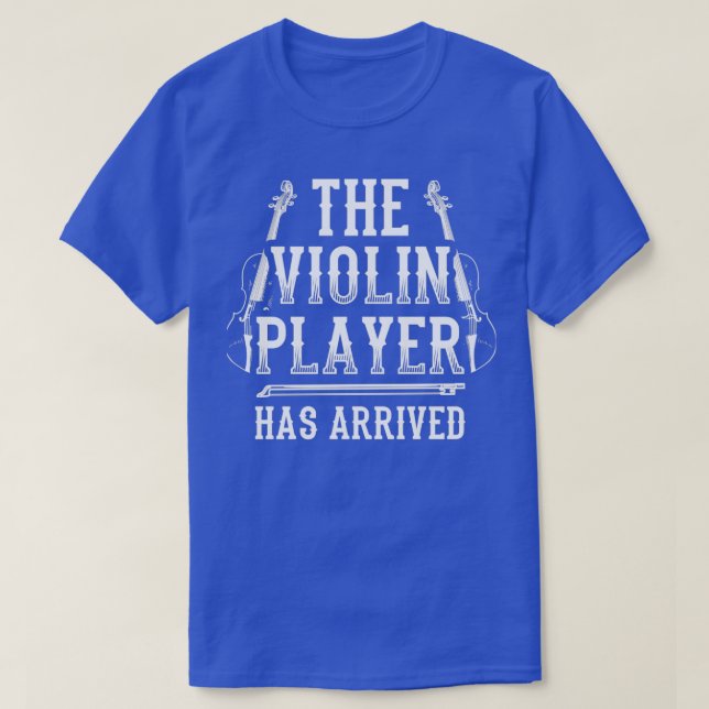 Camiseta O Design De Violino Perfeito Cita O Jogador De Vio (Frente do Design)