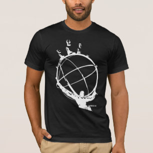 Camiseta O design do atlas