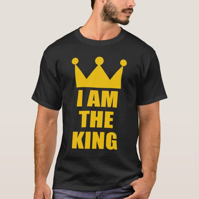 Camiseta o design do rei (Frente)