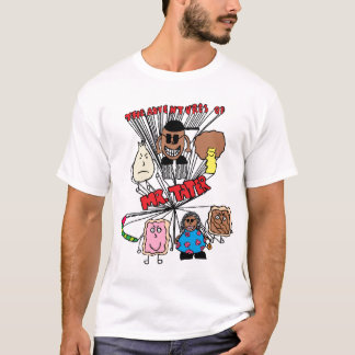 Camiseta o design do tshirt de mr.tater