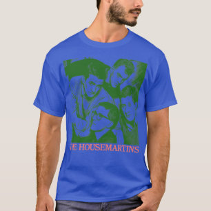 Camiseta O design do ventilador rochoso da Housemartins 80s