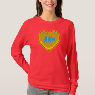 Camiseta O design dourado de Fairbanks Alaska AK da cidade