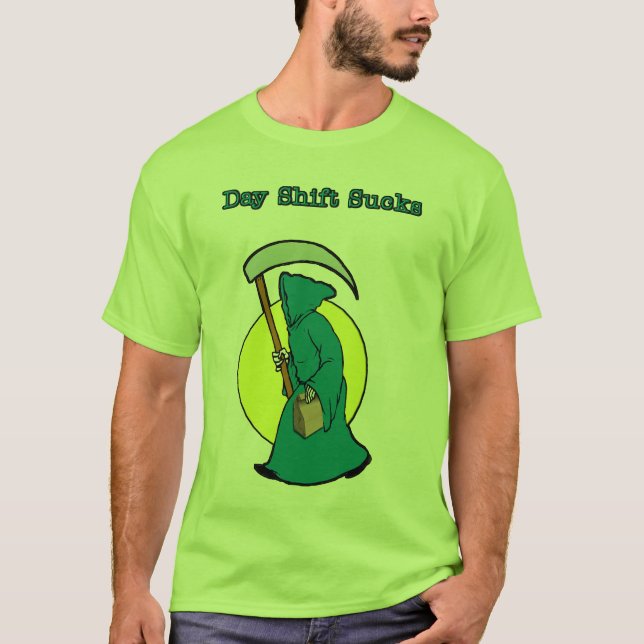 Camiseta O deslocamento de dia suga (Frente)