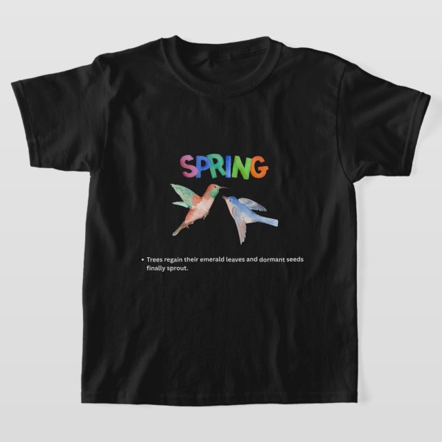 Camiseta O Despertar: Uma Homenagem Visual à Primavera (Postura )