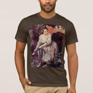 Camiseta O detalhe da taberna "por Hogarth William