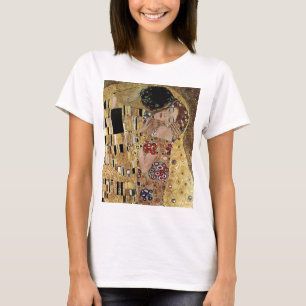 Camiseta O detalhe do beijo de Gustavo Klimt (cerca de