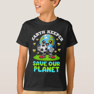 Camiseta O Detentor da Terra Salva Nosso Planeta De Futebol