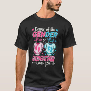 Camiseta O Detentor Do Gênero Revela Cor-De-Rosa Ou Azul O 
