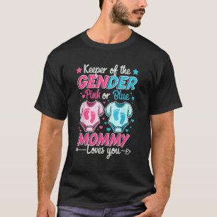 Camiseta O Detentor Do Gênero Revela Mamães Cor-De-Rosa Ou