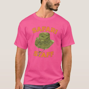 Camiseta O Detentor do Zoo do Funcionarios Safari considera