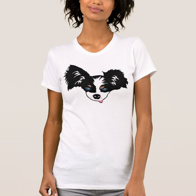 Camiseta O detetive Tinkerton enfrenta sem o fundo branco (Frente)