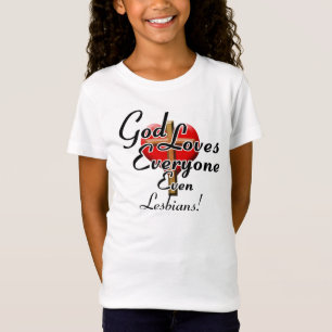 Camiseta O deus ama lésbica!
