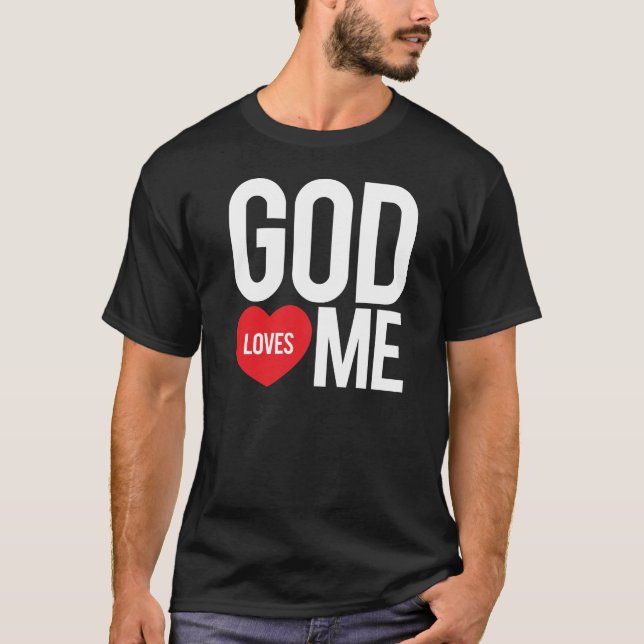 Camiseta O deus ama-me (Frente)