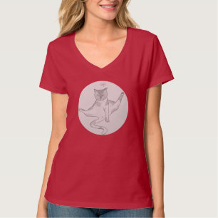 Camiseta O deus concede-me a autoconfiança imutável dos