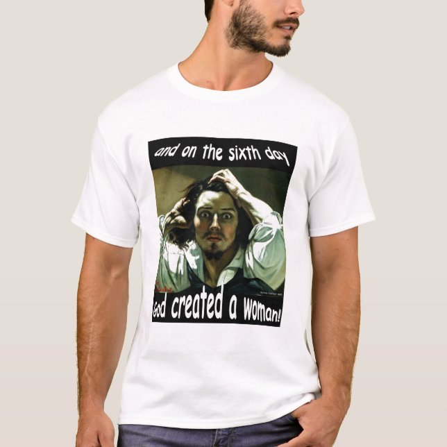 Camiseta O deus criou uma mulher (Frente)