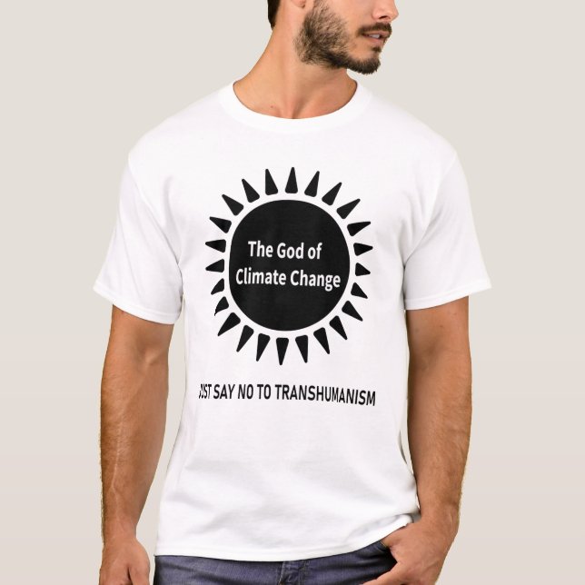 Camiseta O Deus das Alterações Climáticas (Frente)