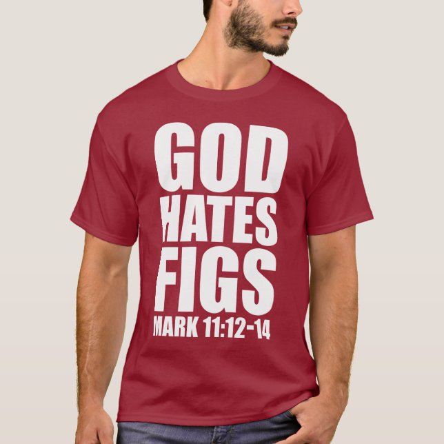 Camiseta O deus deia o 11:12 dos figos - 14 (Frente)