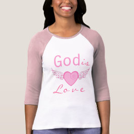Camiseta O deus é amor, t-shirt cristão personalizado