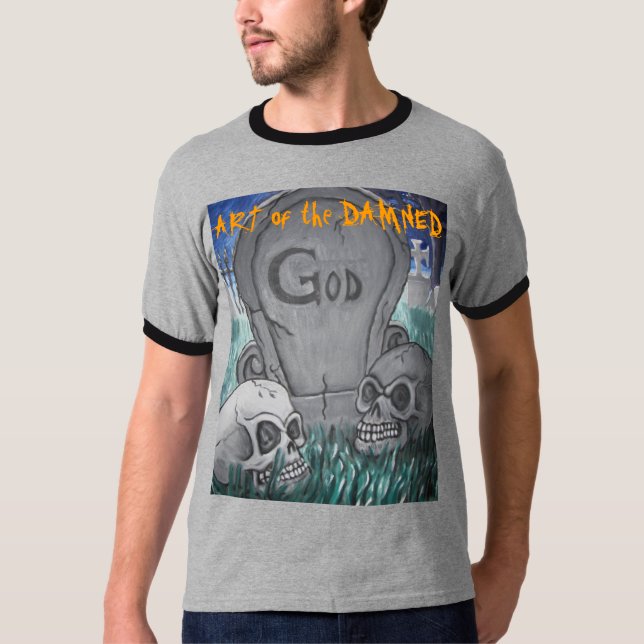Camiseta O deus está inoperante (Frente)