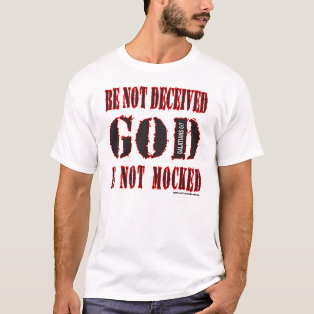 CAMISETA O DEUS NÃO É ZOMBADO (Frente)
