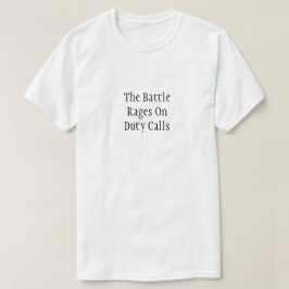 Camiseta O Dever das Batalhas Chama