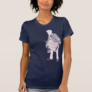 Camiseta O Dholi - rosa no marinho