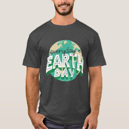 Camiseta O dia a dia é o dia do planeta Natureza