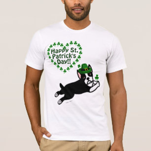 Camiseta O dia Boston Terrier de St Patrick