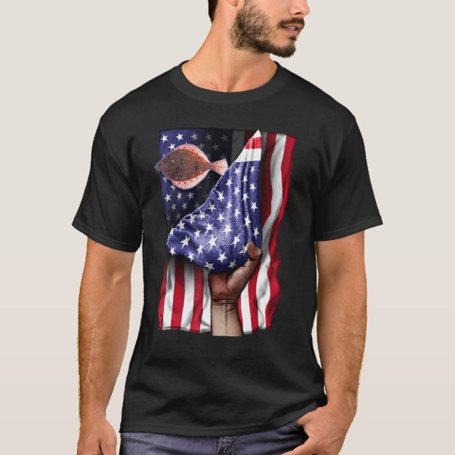 Camiseta O Dia Da Independência Da Bandeira Dos Eua (Frente)
