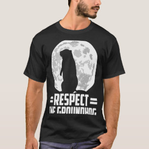 Camiseta o dia da marmota respeita a marmota