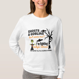 Camiseta O Dia das Bruxas 1 guerreiro da esclerose múltipl