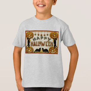 Camiseta O Dia das Bruxas feliz